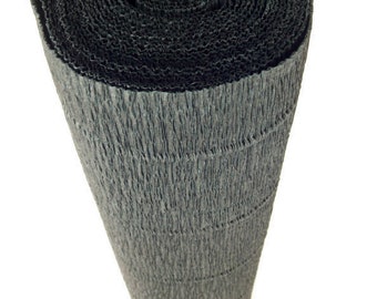 Italian Crepe Paper roll 180 gramme 602 BLACK