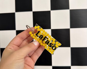 Sports Name Keychain