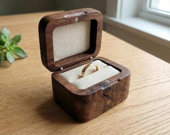 Luxury Wooden Ring Box DXF File