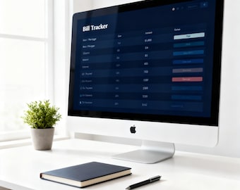 Bill Payment Tracker | Subscription & Due Date Organizer (Digital Download)