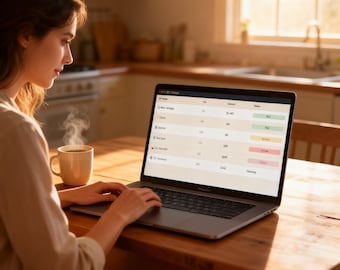 Bill Payment Tracker | Monthly Bill Organizer, Calendar (Digital Download)