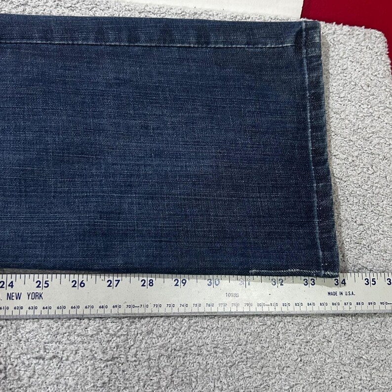 Buffalo Jeans Glory-X Flare Low Rise 29 Blue Y2K Vintage Grunge Aesthetic 00s image 11