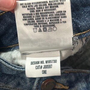 Joe's Jeans Flare Low Rise Size 29 Blue Denim Y2K Vintage 90s Cyber Gorpcore image 10