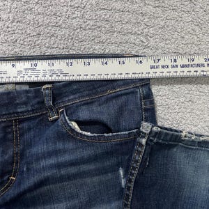 Buffalo Jeans Glory-X Flare Low Rise 29 Blue Y2K Vintage Grunge Aesthetic 00s image 3