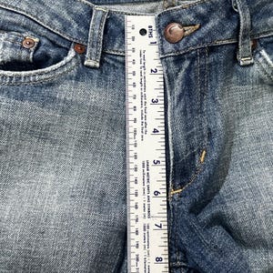 Joe's Jeans Flare Low Rise Size 29 Blue Denim Y2K Vintage 90s Cyber Gorpcore image 9