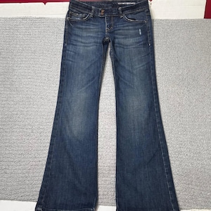 Buffalo Jeans Glory-X Flare Low Rise 29 Blue Y2K Vintage Grunge Aesthetic 00s image 1
