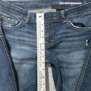 Buffalo Jeans Glory-X Flare Low Rise 29 Blue Y2K Vintage Grunge Aesthetic 00s image 4