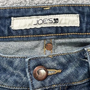 Joe's Jeans Flare Low Rise Size 29 Blue Denim Y2K Vintage 90s Cyber Gorpcore image 4