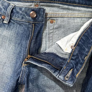 Joe's Jeans Flare Low Rise Size 29 Blue Denim Y2K Vintage 90s Cyber Gorpcore image 7