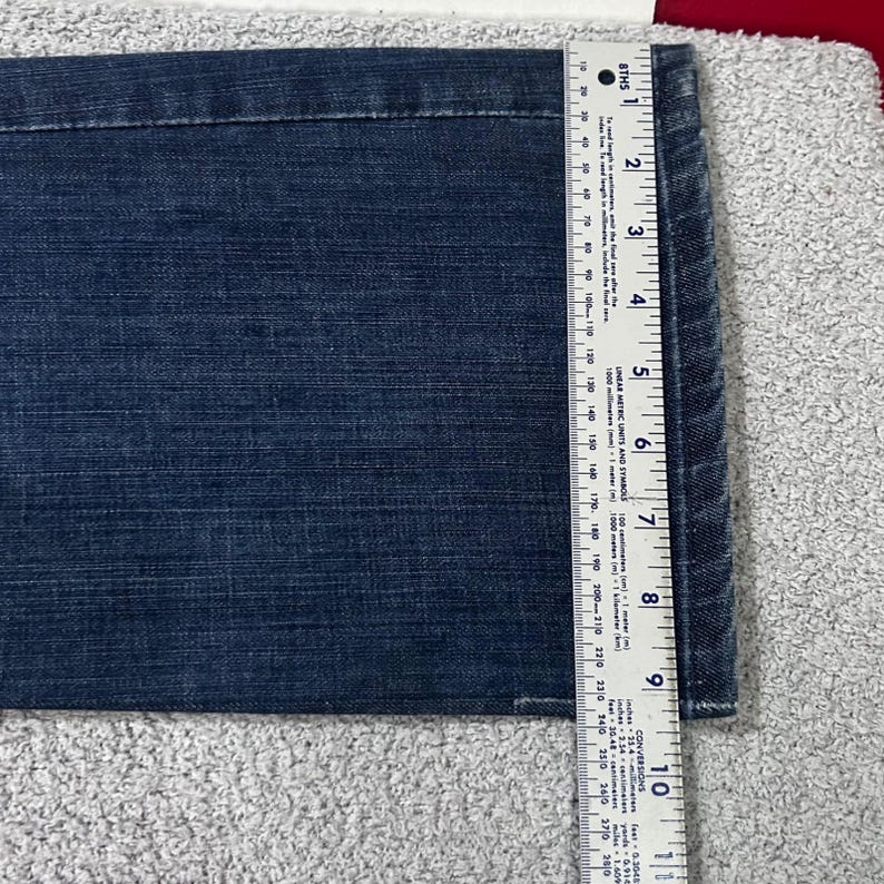 Buffalo Jeans Glory-X Flare Low Rise 29 Blue Y2K Vintage Grunge Aesthetic 00s image 12