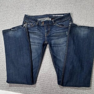 Buffalo Jeans Glory-X Flare Low Rise 29 Blue Y2K Vintage Grunge Aesthetic 00s image 2