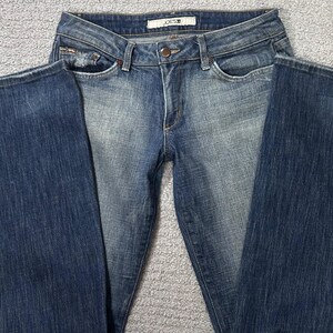 Joe's Jeans Flare Low Rise Size 29 Blue Denim Y2K Vintage 90s Cyber Gorpcore image 2