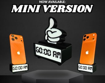 Retro 3D Printed Phone Stand | Nightstand Desk Accessory | GOOD AM