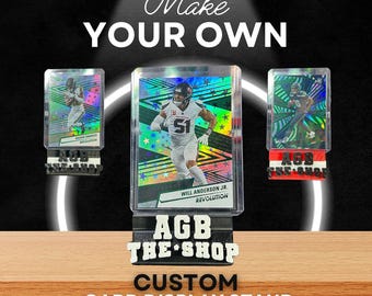 Customizable Card Display Stand STL | Trading Card Holder (Digital Download)