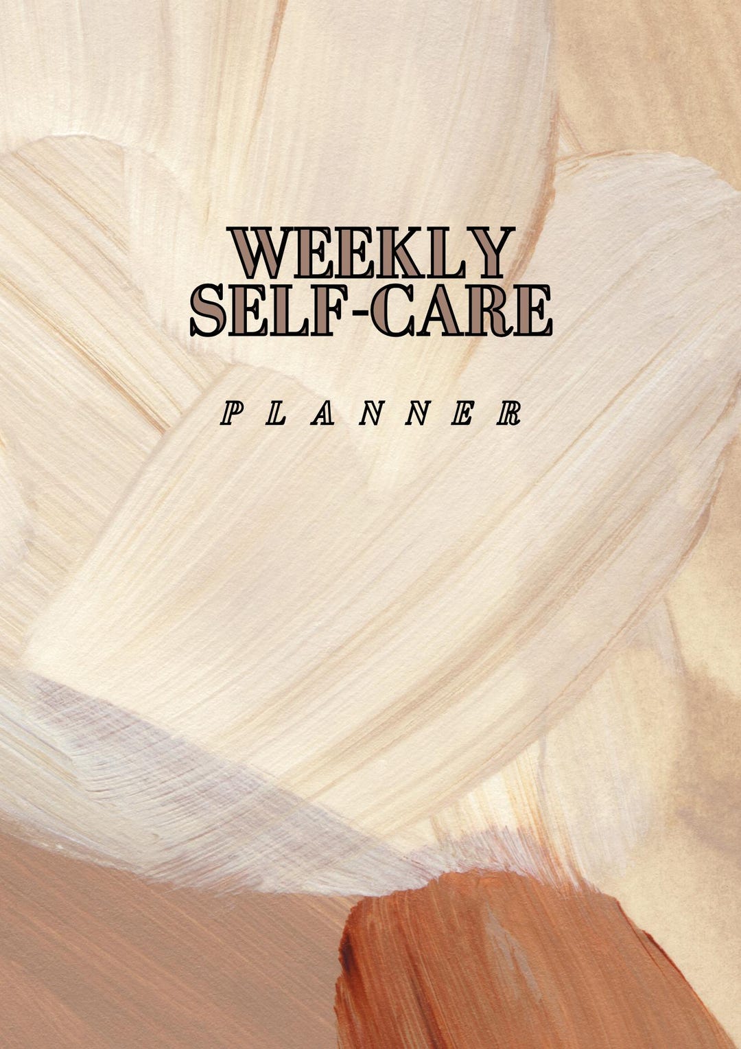Minimal Weekly Planner Printable | Feminine Neutral Beige Planner ...