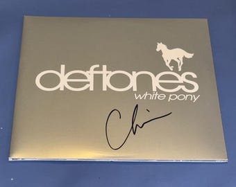 Chino Moreno Hand Signed Autographed Deftones White Pony Record Album