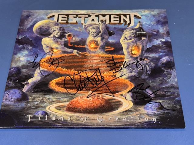 Testament Signed Album - Etsy