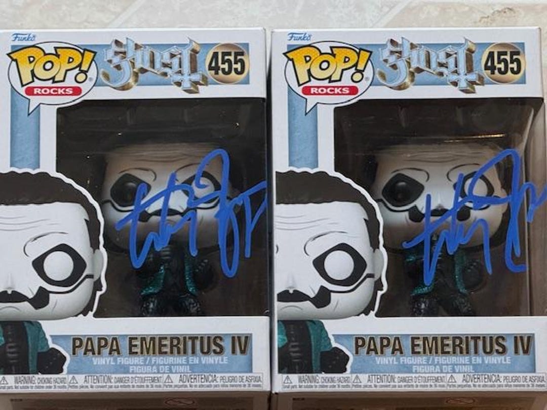 Tobias Forge Hand Signed Autographed Ghost Papa Emeritus Funko Pop