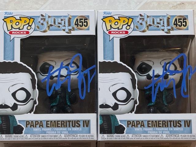 【TOBIAS FORGE直筆サイン入り】限定Funko POP! Ghost Tobias Forge Hand Signed Autographed Ghost Papa Emeritus Funko Pop