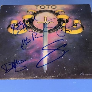 Toto Signed Album - Etsy