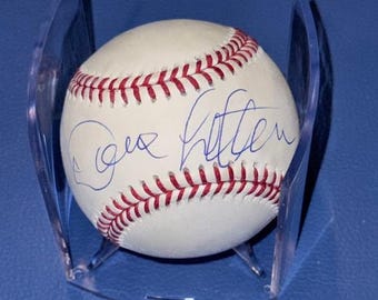 David Letterman Hand Signed Autographed Official Major League Baseball