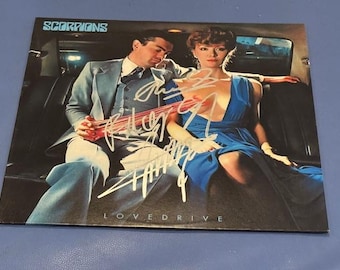 SCORPIONS BLACKOUT サイン入り Scorpions – Blackout Signed Album X3 - Rudolf Schenker, Klaus