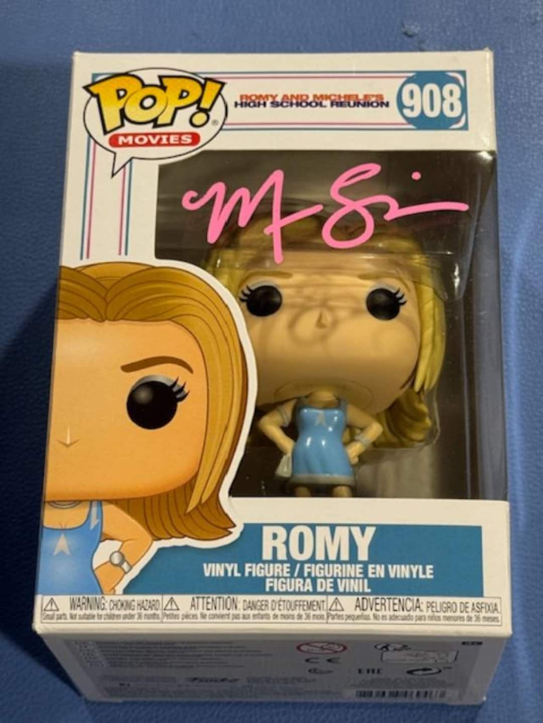 Mira Sorvino Hand Signed Autographed Romy & Michelle's Romy Funko