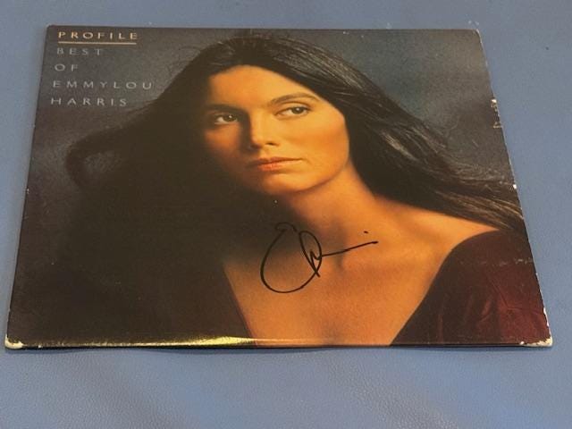 エミルー・ハリス EMMYLOU HARRIS サイン入り レコード Emmylou harris - Etsy 日本