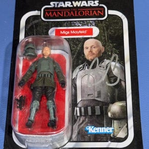 Bill Burr Hand Signed Autographed Star Wars Mandalorian Migs Mayfield Figure image 1