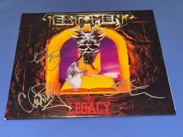 Testament Signed Album - Etsy
