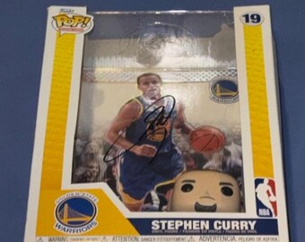 Stephen Curry Hand Signed Autographed Full Size Golden State Warriors Funko Pop