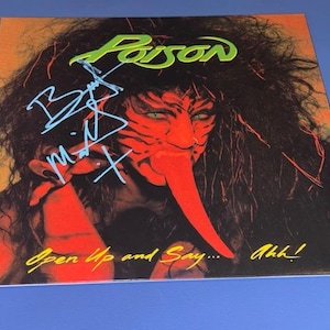 Signed Poison Album - Etsy
