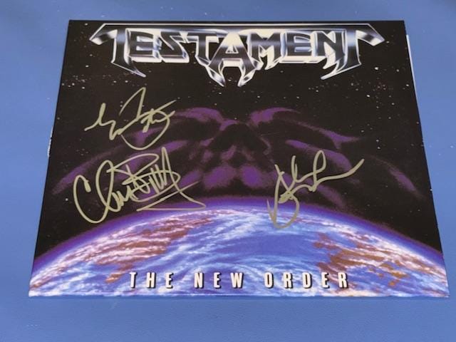 Testament Signed Album - Etsy