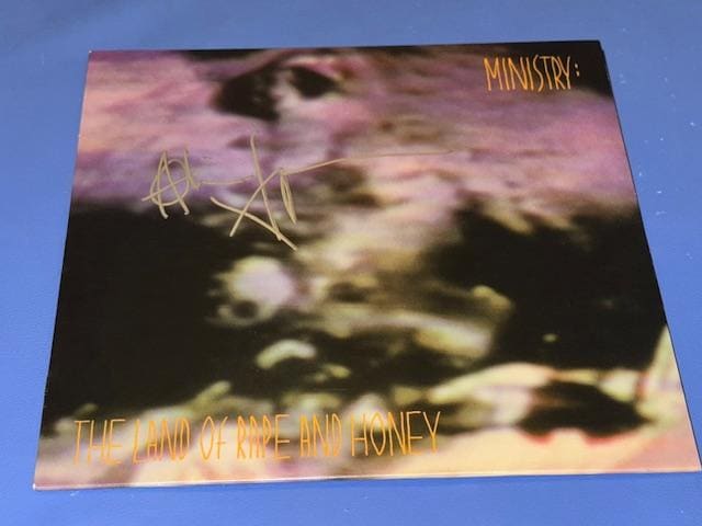 Al Jourgensen Hand Signed Autographed Ministry the Land or Rae and