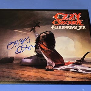 Signed ozzy osbourne memorabilia - Etsy 日本