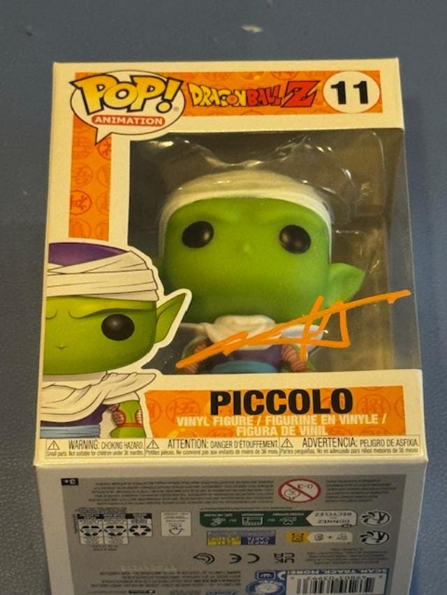 Christopher Sabat Hand Signed Autographed Dragonball Z Piccolo