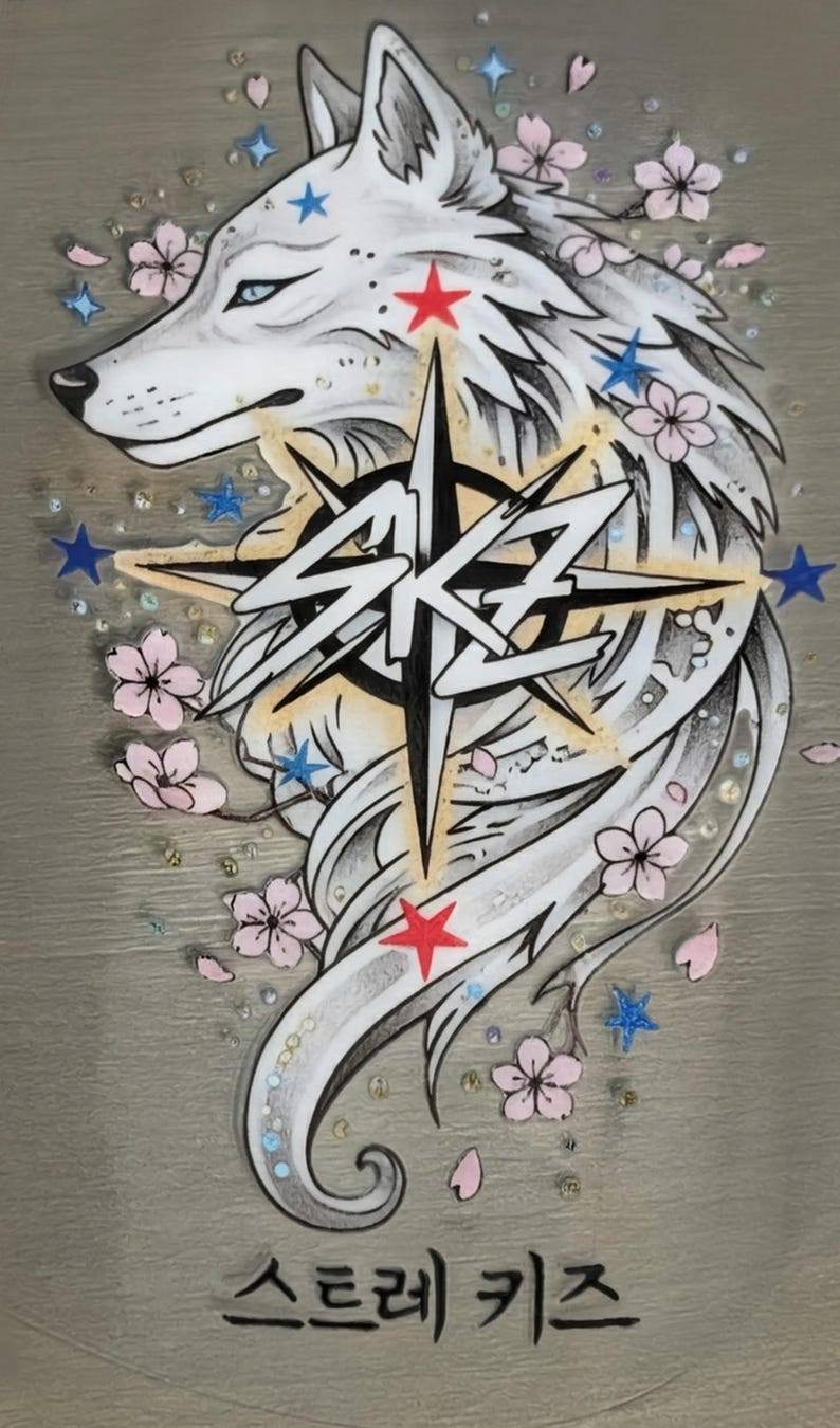 Stray Kids SKZ "tattoo" UV Safe Permanent Stickers 3.34" X 6" - Etsy