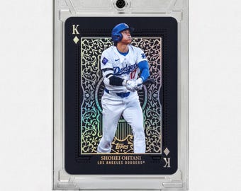 Shohei Ohtani Topps 2025 All Kings Replika-Karte | Holografische Baseball-Sammelkarte der Los Angeles Dodgers