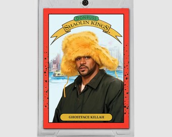 Ghostface Killah Limited Edition Shaolin Kings Hip Hop Card Wu-Tang Clan  /20