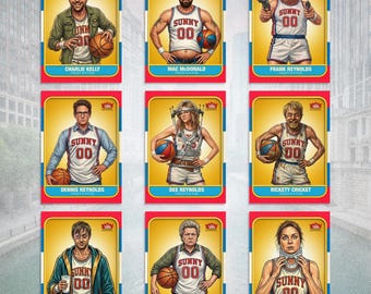 Always Sunny in Philadelphia Trading Card Set of 9 Full Cast Limited Edition