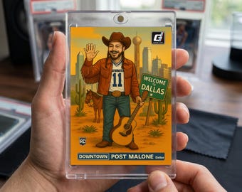 Post Malone Downtown Rare Limited Edition /50 Hip-Hop Trading Card