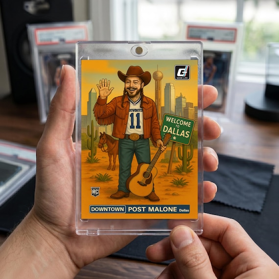Post Malone Downtown Rare Limited Edition /50 Hip-Hop Trading Card