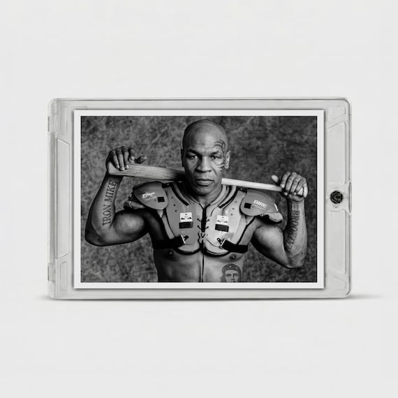 Mike Tyson Bo Jackson Shoulder Pads Homage Card Limited Edition