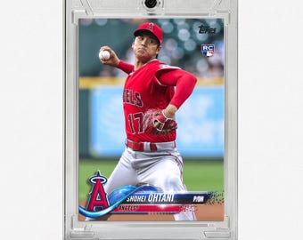 Tarjeta réplica de Shohei Ohtani, novato de 2018, actualización #US1 / LA Angels
