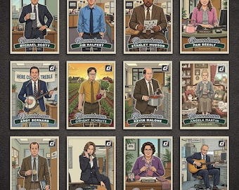 The Office Set of 14 Trading Cards Full Cast Limited Edition