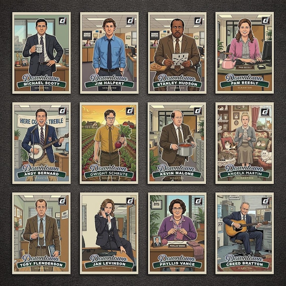 The Office Set of 14 Trading Cards Full Cast Limited Edition