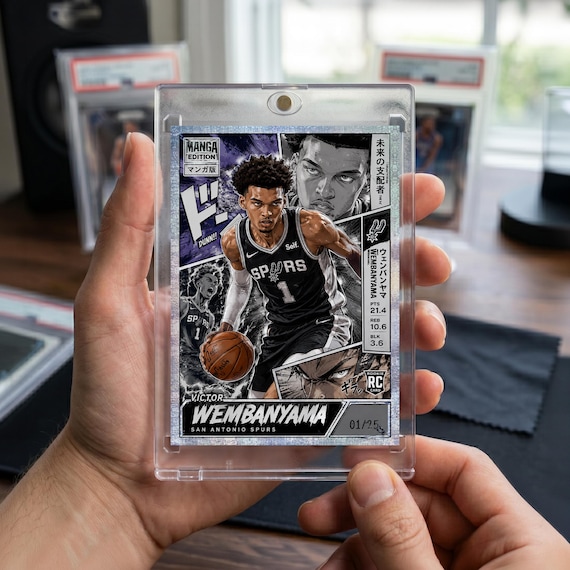 Victor Wembanyama Manga Card | Wemby | San Antonio Spurs | Good Life Retro | Limited Run