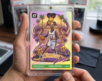 Kobe Bryant Custom Downtown Holo Trading Card Limited Edition