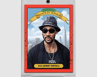 RZA Limited Edition Shaolin Kings Hip Hop Card Wu-Tang Clan  /20