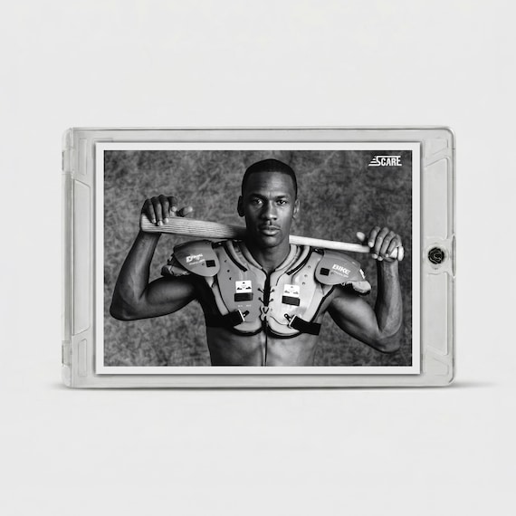 Michael Jordan Custom Art Card | Limited Edition Homage Basketball Card | Retro Sports Collectible by Good Life Customs